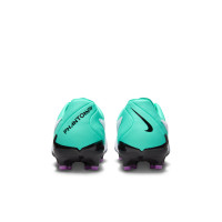 Nike Phantom Academy GX Gras / Kunstgras Voetbalschoenen (MG) Turquoise Zwart Wit Paars