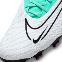 Nike Phantom Academy GX Gras / Kunstgras Voetbalschoenen (MG) Turquoise Zwart Wit Paars