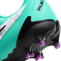 Nike Phantom Academy GX Gras / Kunstgras Voetbalschoenen (MG) Turquoise Zwart Wit Paars