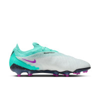 Nike Phantom Elite GX Gras Voetbalschoenen (FG) Turquoise Zwart Paars Wit