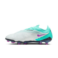 Nike Phantom Elite GX Gras Voetbalschoenen (FG) Turquoise Zwart Paars Wit