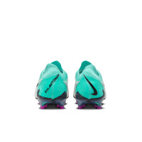 Nike Phantom Elite GX Gras Voetbalschoenen (FG) Turquoise Zwart Paars Wit