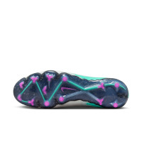 Nike Phantom Elite GX Gras Voetbalschoenen (FG) Turquoise Zwart Paars Wit