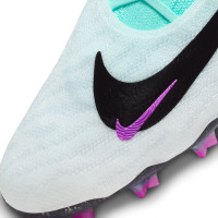 Nike Phantom Elite GX Gras Voetbalschoenen (FG) Turquoise Zwart Paars Wit
