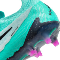 Nike Phantom Elite GX Gras Voetbalschoenen (FG) Turquoise Zwart Paars Wit