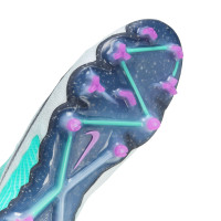 Nike Phantom Elite GX Gras Voetbalschoenen (FG) Turquoise Zwart Paars Wit
