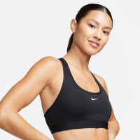Nike Sportbeha Light Support Swoosh Zwart Wit