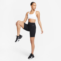 Nike Sportbeha Light Support Swoosh Wit Zwart