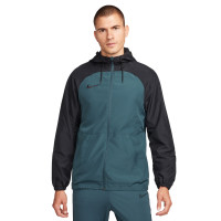 Nike Academy 23 Hooded Training Jacket Dark Green Black KNVBshop
