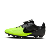 Nike Premier III Gras Voetbalschoenen (FG) Zwart Felgeel