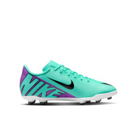 Nike Mercurial Vapor 15 Club Grass/ Artificial Grass Football Shoes (MG) Kids Turquoise Purple