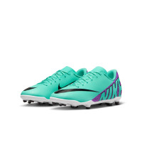 Nike Mercurial Vapor 15 Club Grass/ Artificial Grass Football Shoes (MG) Kids Turquoise Purple