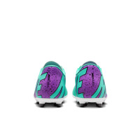 Nike Mercurial Vapor 15 Club Grass/ Artificial Grass Football Shoes (MG) Kids Turquoise Purple