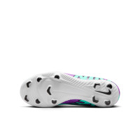 Nike Mercurial Vapor 15 Club Grass/ Artificial Grass Football Shoes (MG) Kids Turquoise Purple