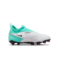 Nike Phantom GX Academy Dynamic Fit Gras / Kunstgras Voetbalschoenen (MG) Kids Turquoise Paars