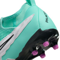 Nike Phantom GX Academy Dynamic Fit Gras / Kunstgras Voetbalschoenen (MG) Kids Turquoise Paars