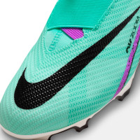 Nike Zoom Mercurial Superfly 9 Pro Grass Football Shoes (FG) Kids Turquoise Purple