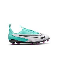 Nike Phantom GX Academy Gras / Kunstgras Voetbalschoenen (MG) Kids Turquoise Paars