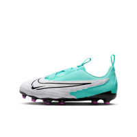 Nike Phantom GX Academy Gras / Kunstgras Voetbalschoenen (MG) Kids Turquoise Paars