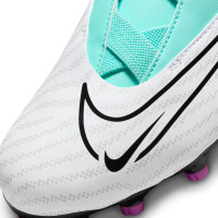 Nike Phantom GX Academy Gras / Kunstgras Voetbalschoenen (MG) Kids Turquoise Paars