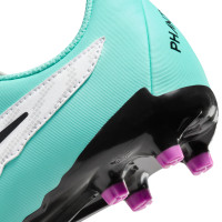 Nike Phantom GX Academy Gras / Kunstgras Voetbalschoenen (MG) Kids Turquoise Paars