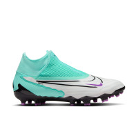 Nike Phantom GX Dynamic Fit Pro Gras Voetbalschoenen (FG) Turquoise Zwart Paars Wit