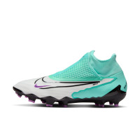 Nike Phantom GX Dynamic Fit Pro Gras Voetbalschoenen (FG) Turquoise Zwart Paars Wit