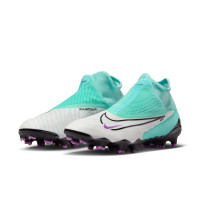 Nike Phantom GX Dynamic Fit Pro Grass Football Shoes (FG) Turquoise Black Purple White