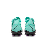Nike Phantom GX Dynamic Fit Pro Gras Voetbalschoenen (FG) Turquoise Zwart Paars Wit