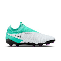 Nike Phantom GX Dynamic Fit Academy Gras / Kunstgras Voetbalschoenen (MG) Turquoise Zwart Paars Wit