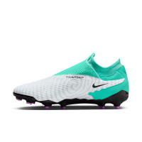 Nike Phantom GX Dynamic Fit Academy Gras / Kunstgras Voetbalschoenen (MG) Turquoise Zwart Paars Wit