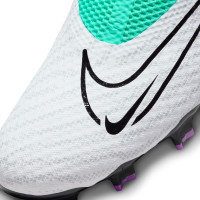 Nike Phantom GX Dynamic Fit Academy Gras / Kunstgras Voetbalschoenen (MG) Turquoise Zwart Paars Wit