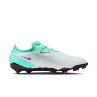 Nike Phantom Pro GX Gras Voetbalschoenen (FG) Turquoise Zwart Paars Wit