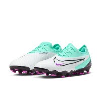 Nike Phantom Pro GX Gras Voetbalschoenen (FG) Turquoise Zwart Paars Wit