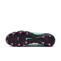 Nike Phantom Pro GX Gras Voetbalschoenen (FG) Turquoise Zwart Paars Wit