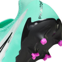 Nike Phantom Pro GX Gras Voetbalschoenen (FG) Turquoise Zwart Paars Wit