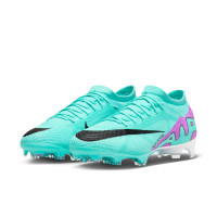 Nike Zoom Mercurial Vapor Pro 15 Grass Football Shoes (FG) Turquoise Purple Black White