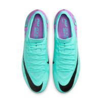Nike Zoom Mercurial Vapor Pro 15 Gras Voetbalschoenen (FG) Turquoise Paars Zwart Wit