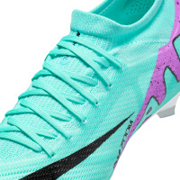 Nike Zoom Mercurial Vapor Pro 15 Grass Football Shoes (FG) Turquoise Purple Black White
