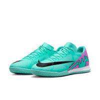 Nike Zoom Mercurial Vapor Academy 15 Zaalvoetbalschoenen (IN) Turquoise Paars Zwart Wit