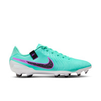 Nike Tiempo Legend Academy 10 Gras / Kunstgras Voetbalschoenen (MG) Turquoise Zwart Paars