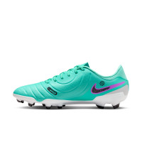 Nike Tiempo Legend Academy 10 Grass/ Artificial Grass Football Shoes (MG) Turquoise Black Purple