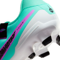 Nike Tiempo Legend Academy 10 Grass/ Artificial Grass Football Shoes (MG) Turquoise Black Purple