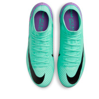 Nike Zoom Mercurial Superfly Academy 9 Iron Nop Football Shoes (SG) Anti-Clog Turquoise Purple Black White