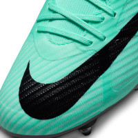 Nike Zoom Mercurial Superfly Academy 9 Iron Nop Football Shoes (SG) Anti-Clog Turquoise Purple Black White