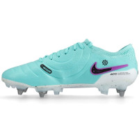 Nike Tiempo Legend 10 Elite IJzeren-Nop Voetbalschoenen (SG) Pro Player Turquoise Paars