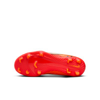Nike Mercurial Vapor Club 15 MDS Gras / Kunstgras Voetbalschoenen (MG) Kids Felrood Oranje Zwart