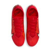 Nike Zoom Mercurial Superfly Elite 9 MDS Gras Voetbalschoenen (FG) Felrood Zwart Oranje