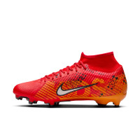 Nike Zoom Mercurial Superfly Academy 9 MDS Grass/Artificial Grass Football Shoes (MG) Bright Red Orange Black
