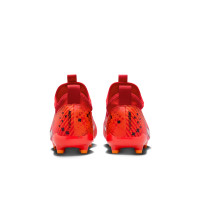 Nike Zoom Mercurial Vapor Academy 15 MDS Gras / Kunstgras Voetbalschoenen (MG) Kids Felrood Oranje Zwart